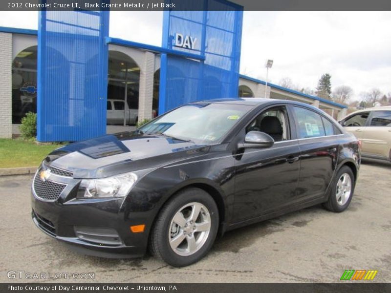 Black Granite Metallic / Jet Black 2012 Chevrolet Cruze LT