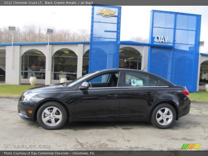 Black Granite Metallic / Jet Black 2012 Chevrolet Cruze LT