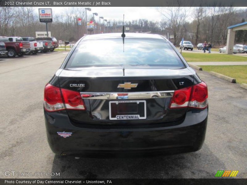 Black Granite Metallic / Jet Black 2012 Chevrolet Cruze LT