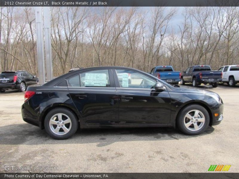 Black Granite Metallic / Jet Black 2012 Chevrolet Cruze LT