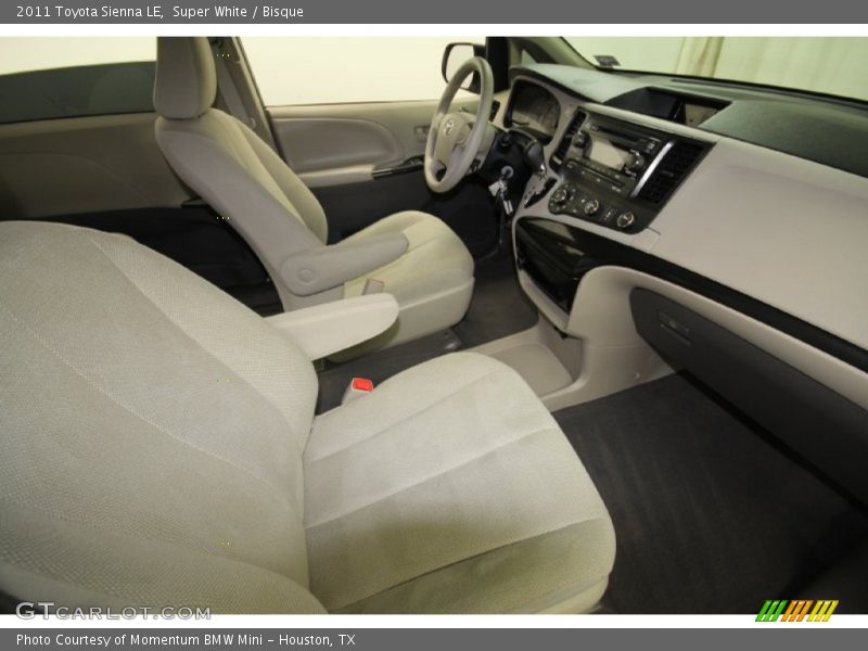 Super White / Bisque 2011 Toyota Sienna LE