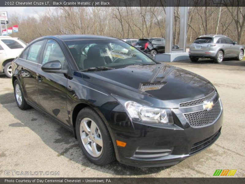 Black Granite Metallic / Jet Black 2012 Chevrolet Cruze LT