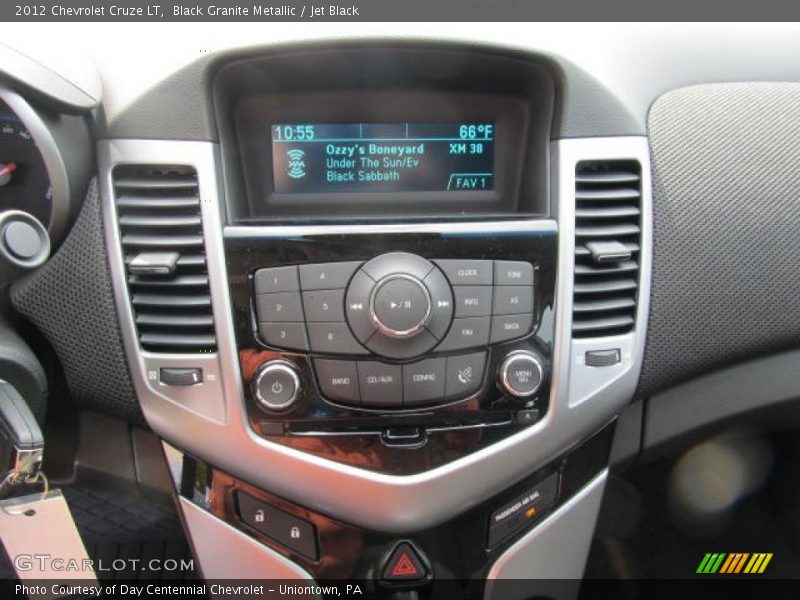 Black Granite Metallic / Jet Black 2012 Chevrolet Cruze LT