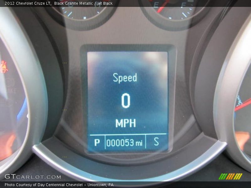 Black Granite Metallic / Jet Black 2012 Chevrolet Cruze LT