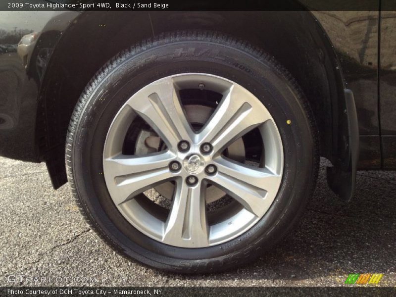 Black / Sand Beige 2009 Toyota Highlander Sport 4WD