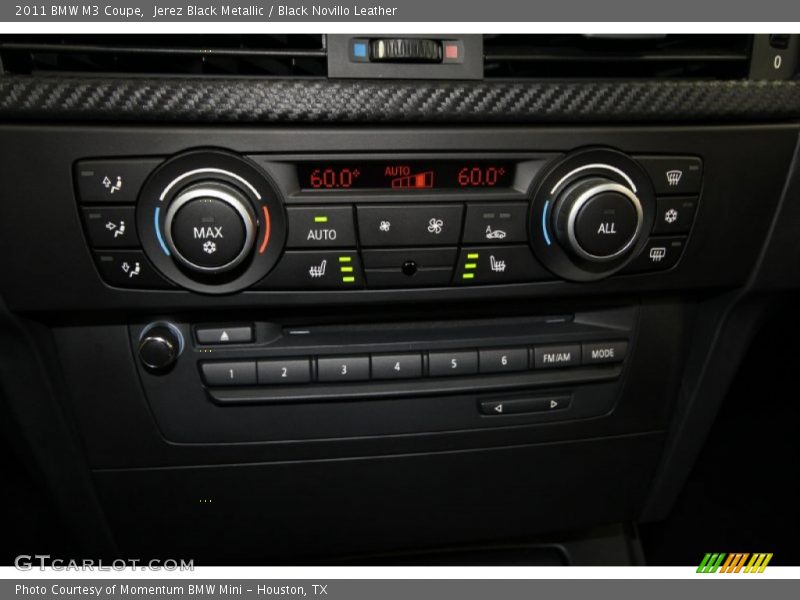 Controls of 2011 M3 Coupe