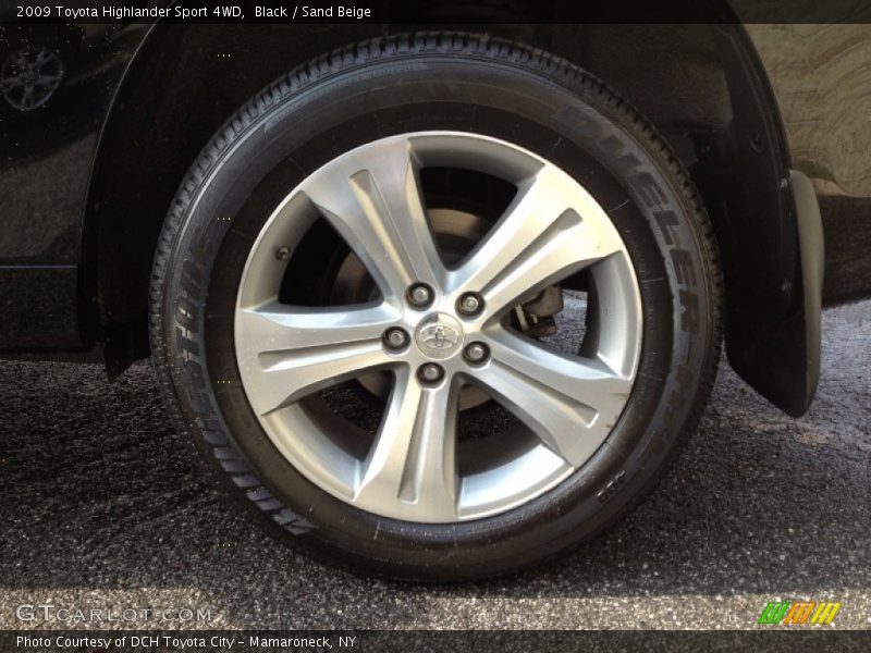 Black / Sand Beige 2009 Toyota Highlander Sport 4WD