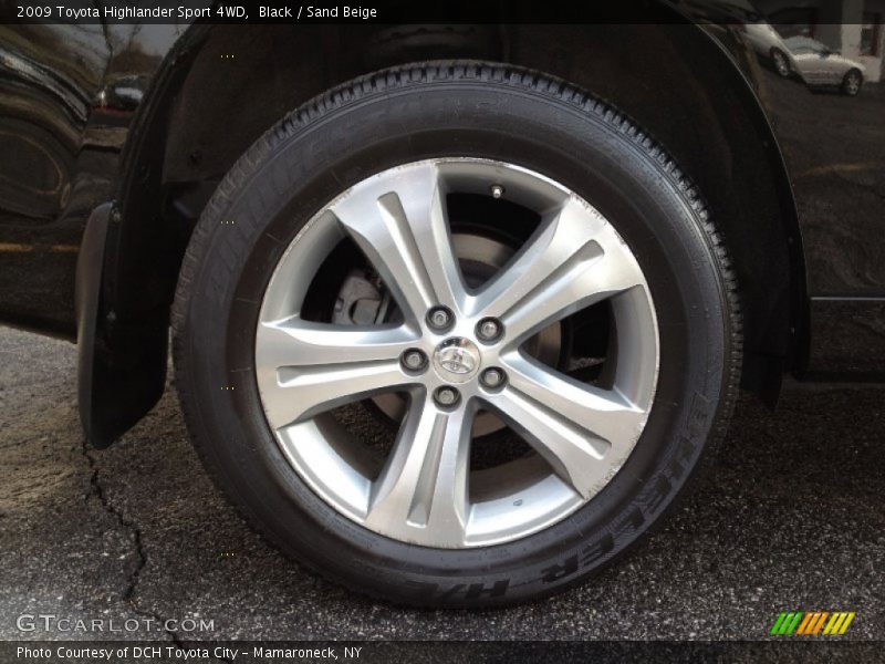 Black / Sand Beige 2009 Toyota Highlander Sport 4WD