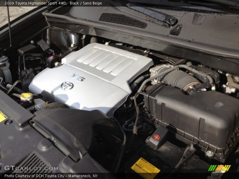 Black / Sand Beige 2009 Toyota Highlander Sport 4WD