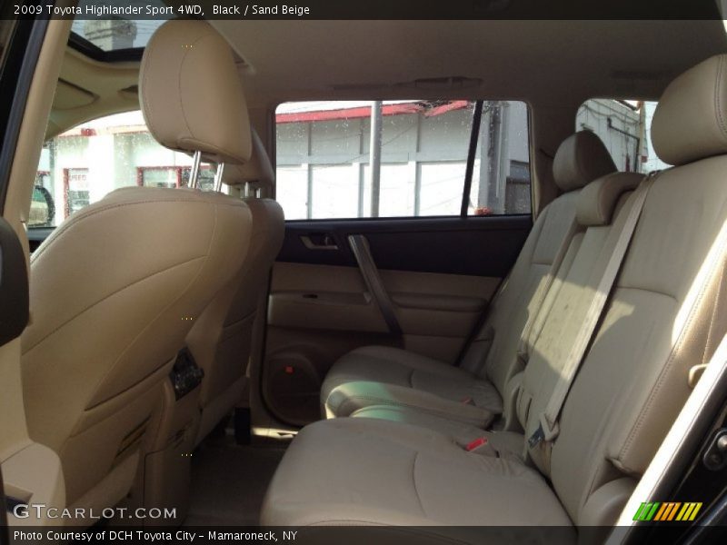 Black / Sand Beige 2009 Toyota Highlander Sport 4WD