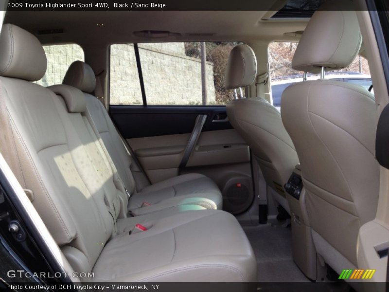 Black / Sand Beige 2009 Toyota Highlander Sport 4WD