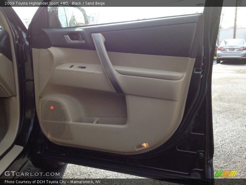 Black / Sand Beige 2009 Toyota Highlander Sport 4WD