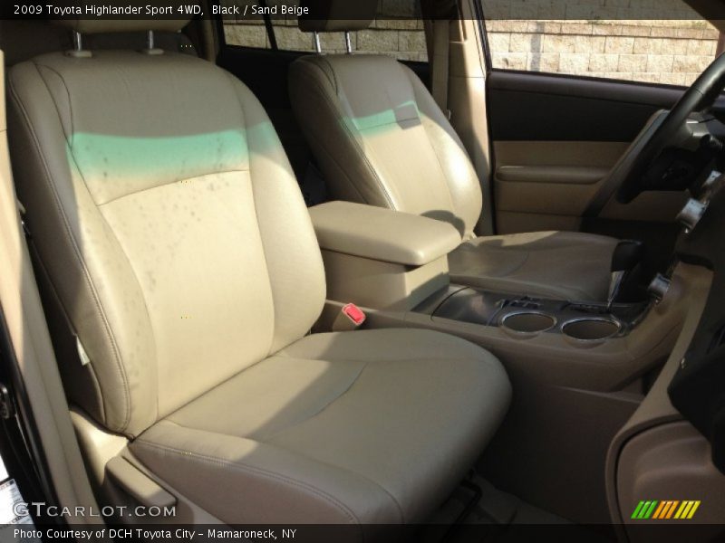 Black / Sand Beige 2009 Toyota Highlander Sport 4WD