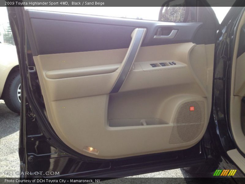 Black / Sand Beige 2009 Toyota Highlander Sport 4WD