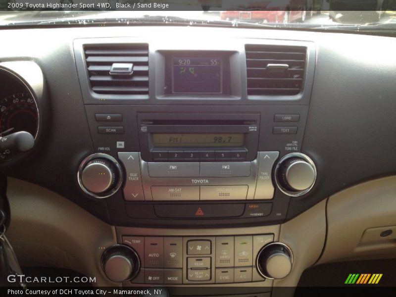 Black / Sand Beige 2009 Toyota Highlander Sport 4WD