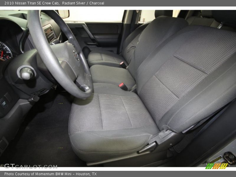 Radiant Silver / Charcoal 2010 Nissan Titan SE Crew Cab
