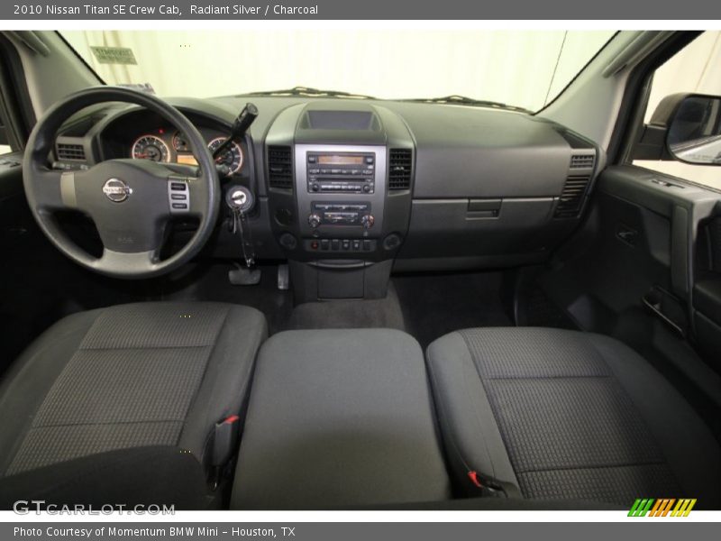Radiant Silver / Charcoal 2010 Nissan Titan SE Crew Cab