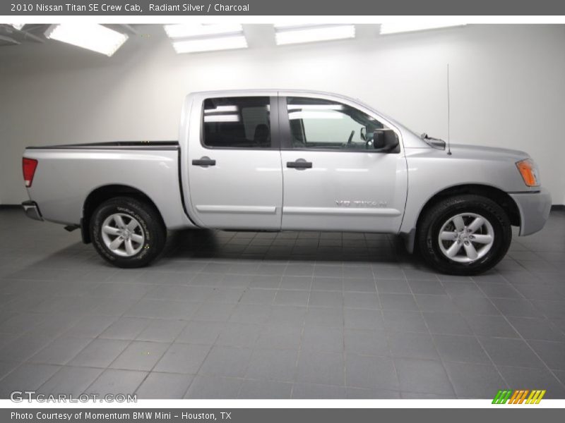 Radiant Silver / Charcoal 2010 Nissan Titan SE Crew Cab