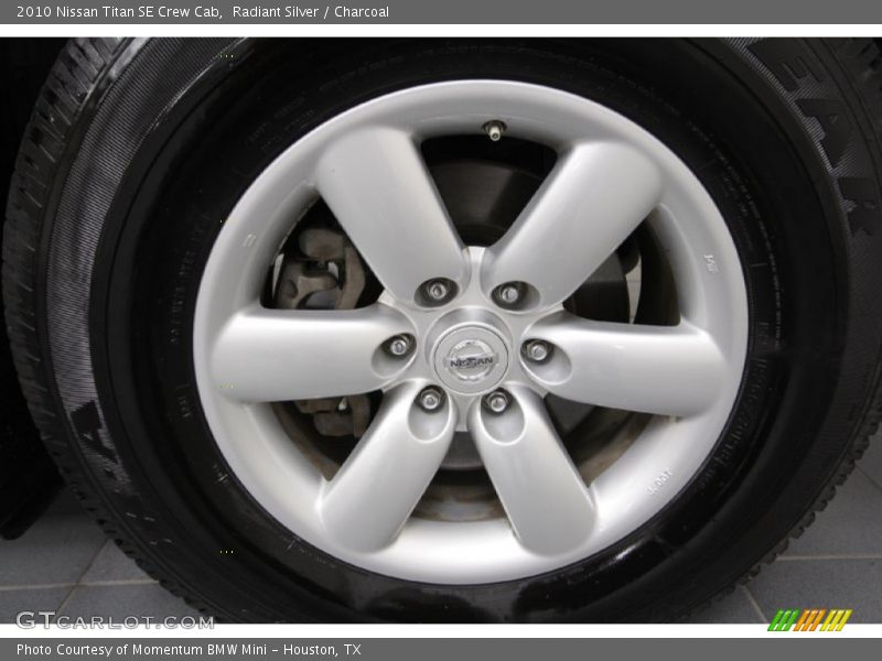 Radiant Silver / Charcoal 2010 Nissan Titan SE Crew Cab