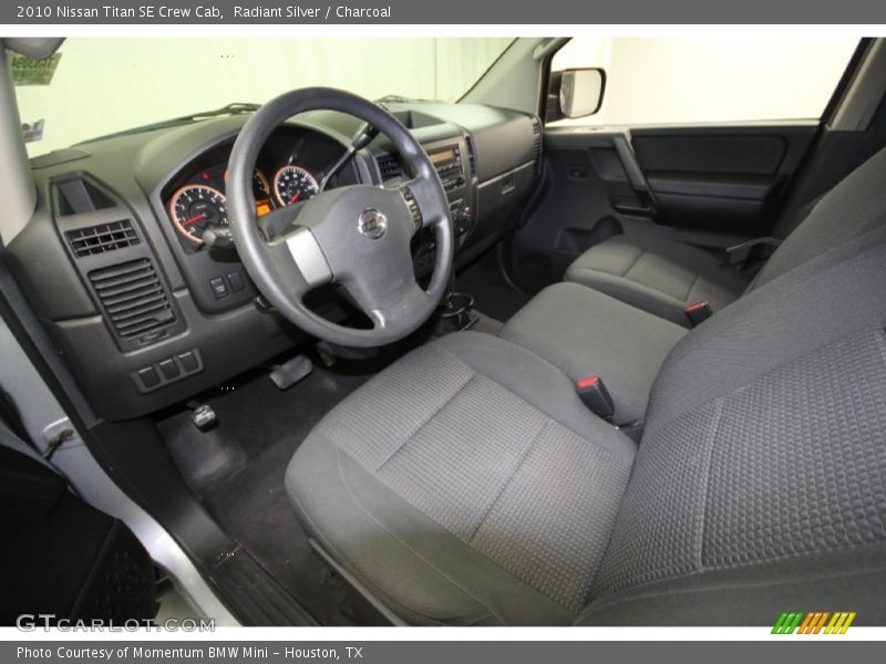 Radiant Silver / Charcoal 2010 Nissan Titan SE Crew Cab