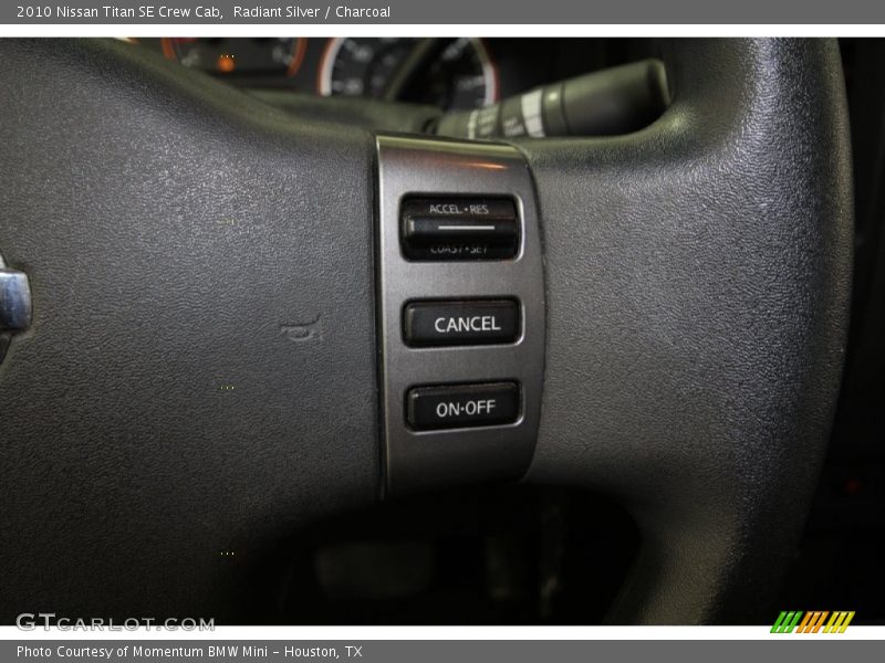 Radiant Silver / Charcoal 2010 Nissan Titan SE Crew Cab