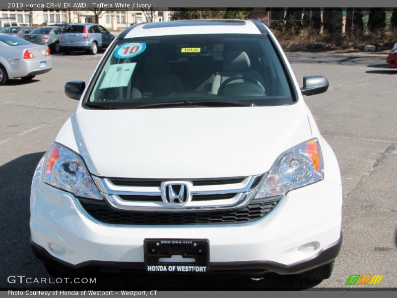 Taffeta White / Ivory 2010 Honda CR-V EX AWD