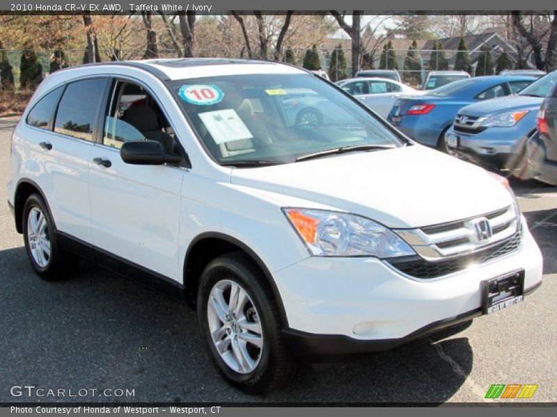 Taffeta White / Ivory 2010 Honda CR-V EX AWD