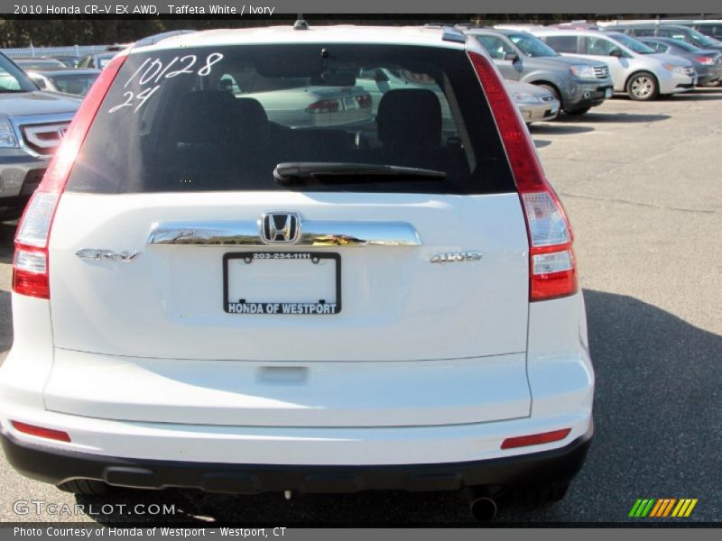 Taffeta White / Ivory 2010 Honda CR-V EX AWD