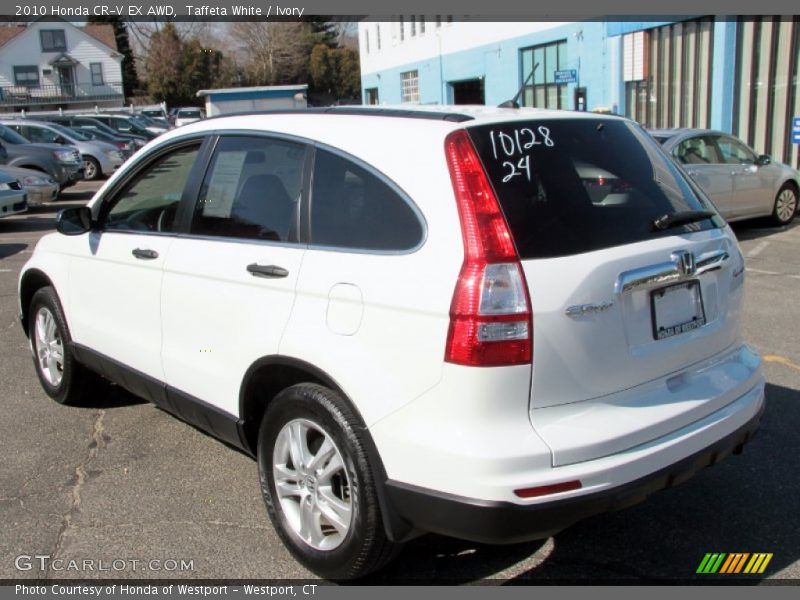 Taffeta White / Ivory 2010 Honda CR-V EX AWD