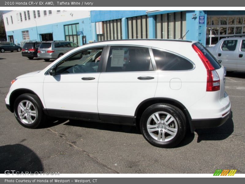 Taffeta White / Ivory 2010 Honda CR-V EX AWD