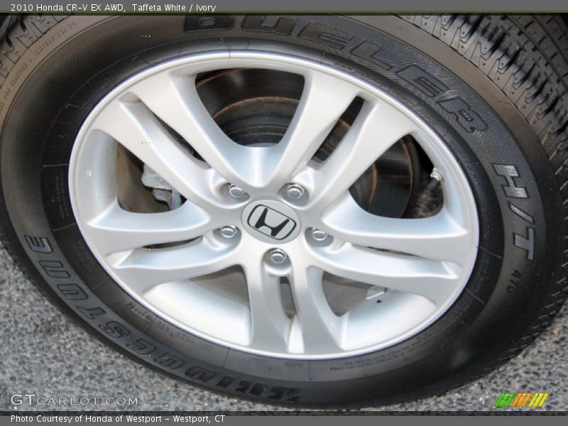 Taffeta White / Ivory 2010 Honda CR-V EX AWD