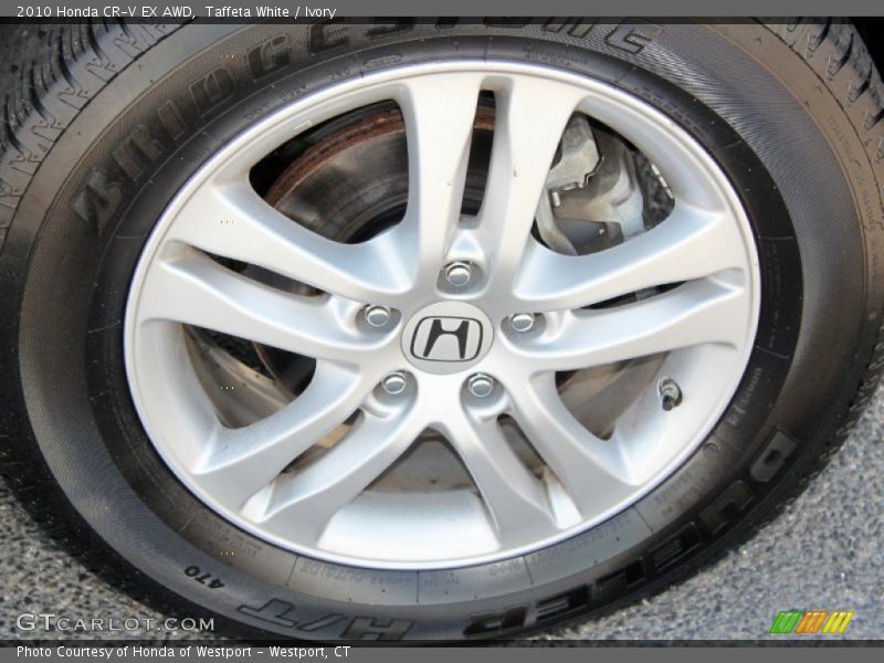 Taffeta White / Ivory 2010 Honda CR-V EX AWD