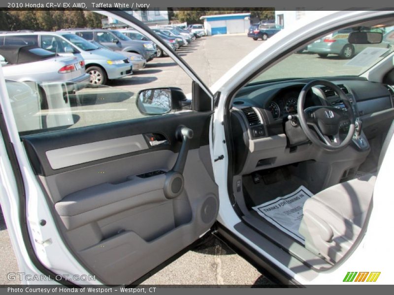 Taffeta White / Ivory 2010 Honda CR-V EX AWD