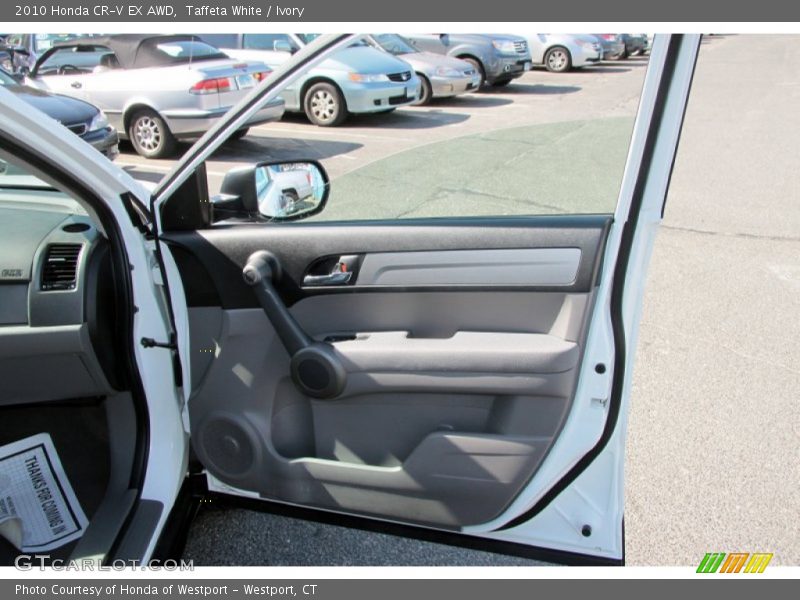 Taffeta White / Ivory 2010 Honda CR-V EX AWD