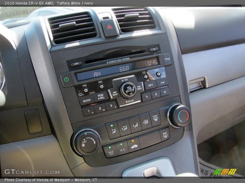 Taffeta White / Ivory 2010 Honda CR-V EX AWD