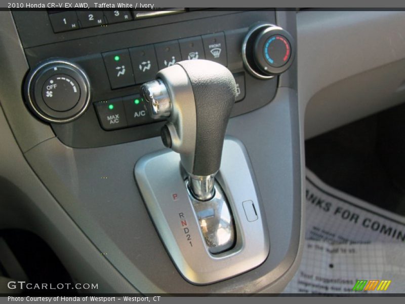 Taffeta White / Ivory 2010 Honda CR-V EX AWD