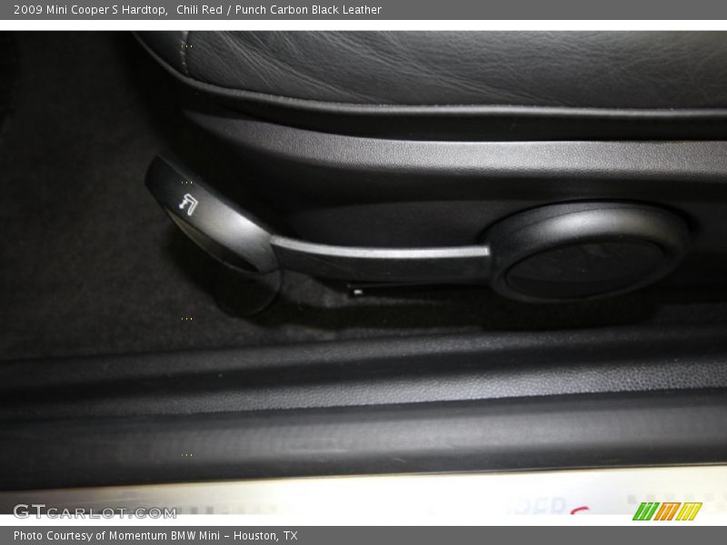 Chili Red / Punch Carbon Black Leather 2009 Mini Cooper S Hardtop