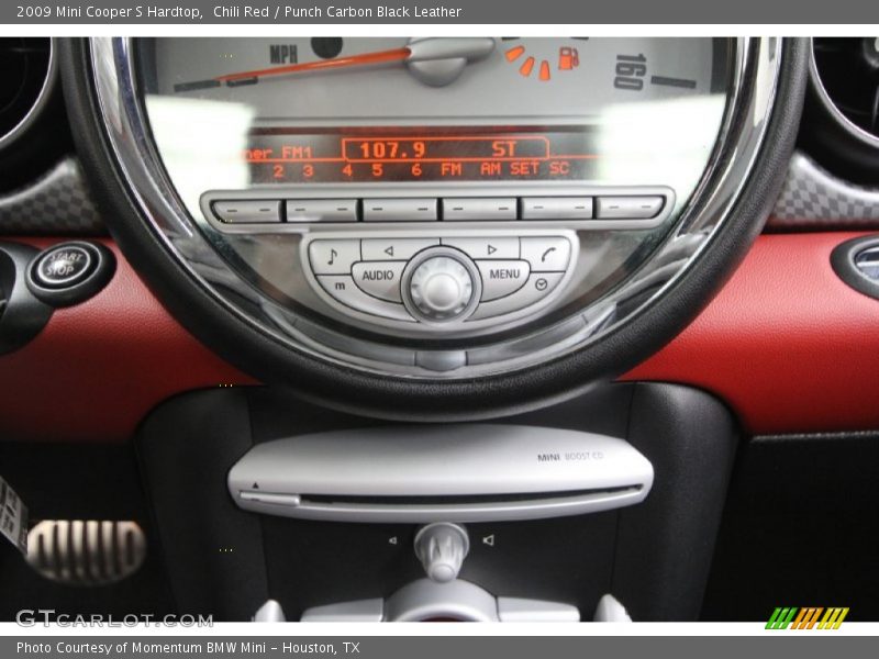 Chili Red / Punch Carbon Black Leather 2009 Mini Cooper S Hardtop