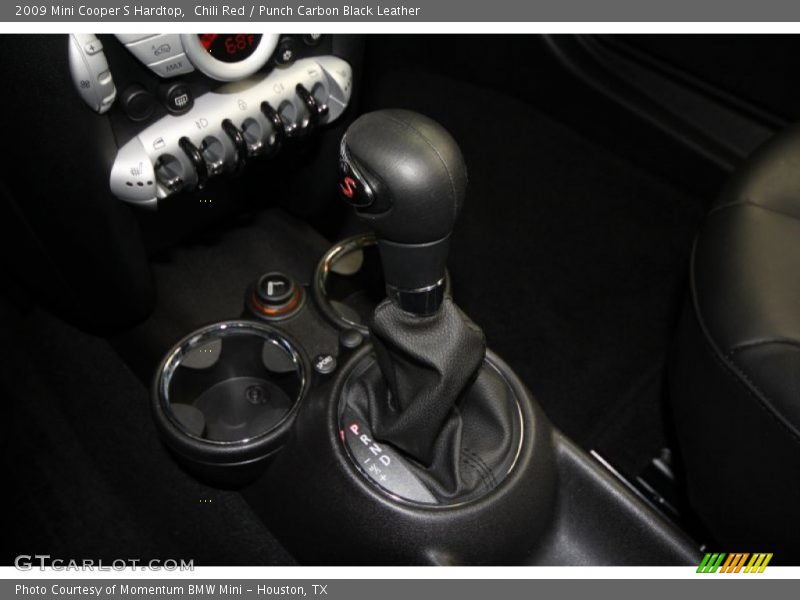 Chili Red / Punch Carbon Black Leather 2009 Mini Cooper S Hardtop