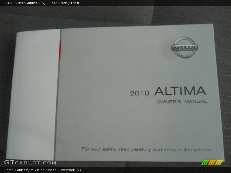 Super Black / Frost 2010 Nissan Altima 2.5