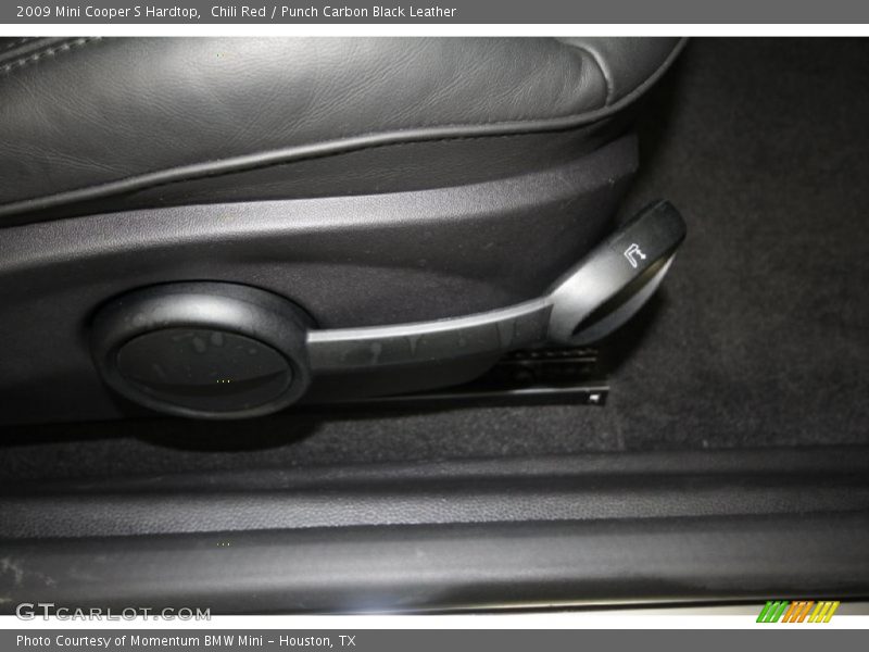 Chili Red / Punch Carbon Black Leather 2009 Mini Cooper S Hardtop