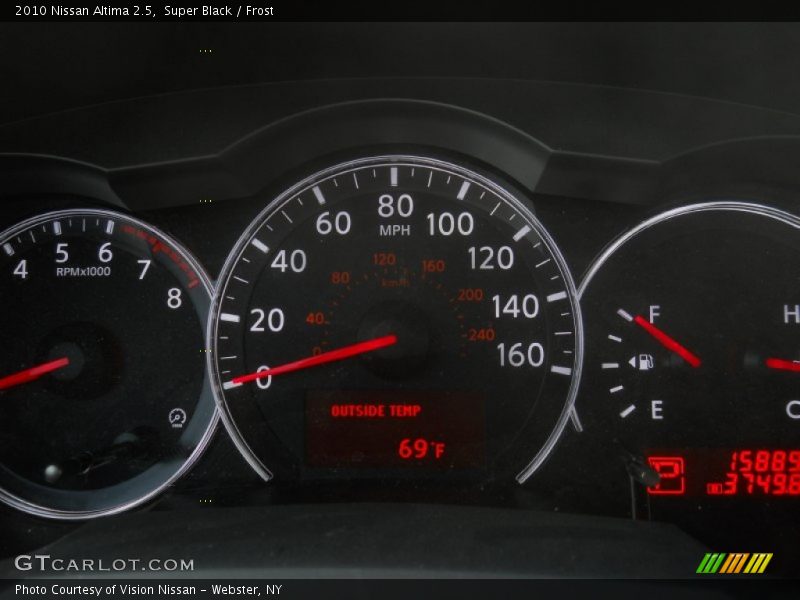 Super Black / Frost 2010 Nissan Altima 2.5