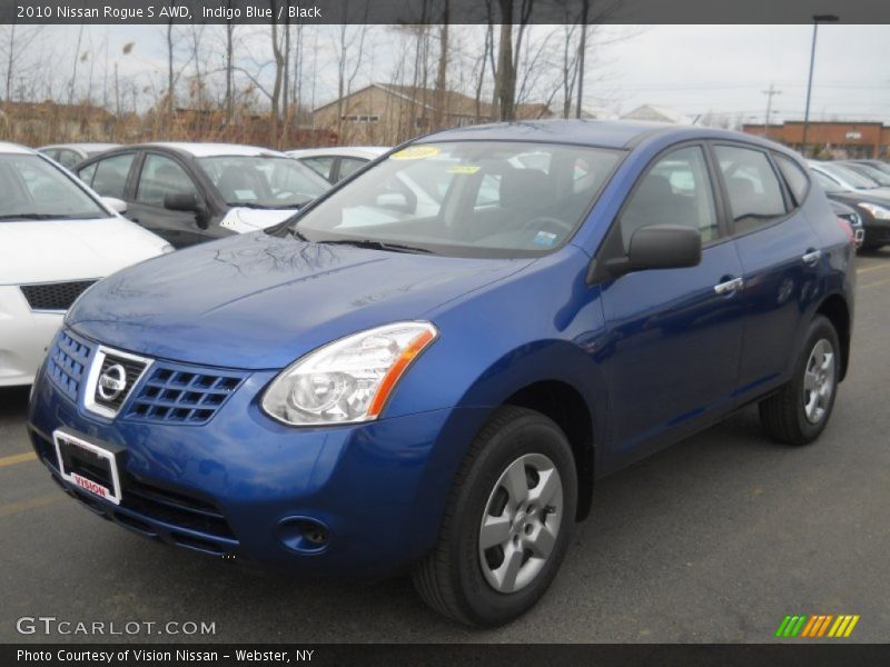 Indigo Blue / Black 2010 Nissan Rogue S AWD