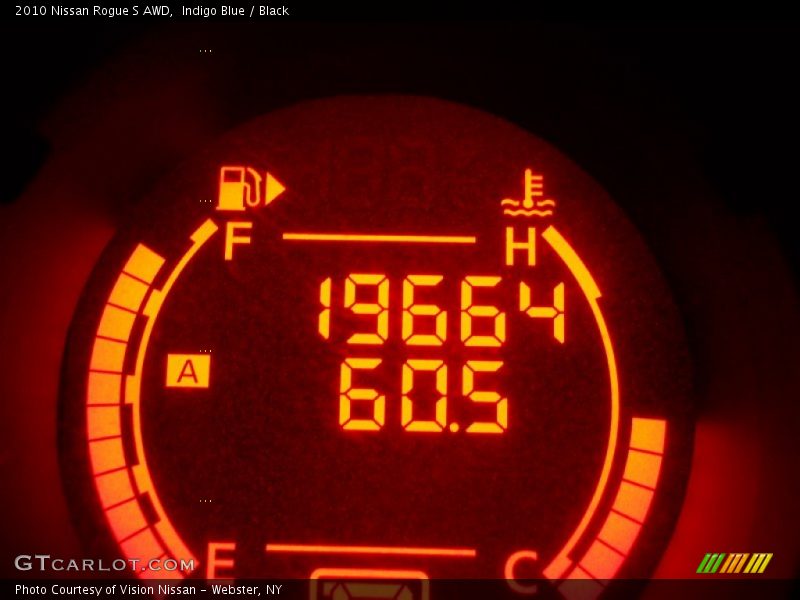 Indigo Blue / Black 2010 Nissan Rogue S AWD
