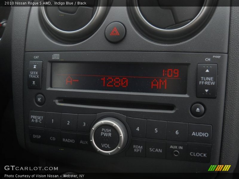 Indigo Blue / Black 2010 Nissan Rogue S AWD