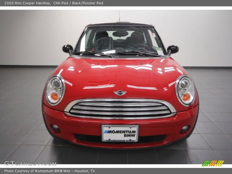 Chili Red / Black/Rooster Red 2009 Mini Cooper Hardtop
