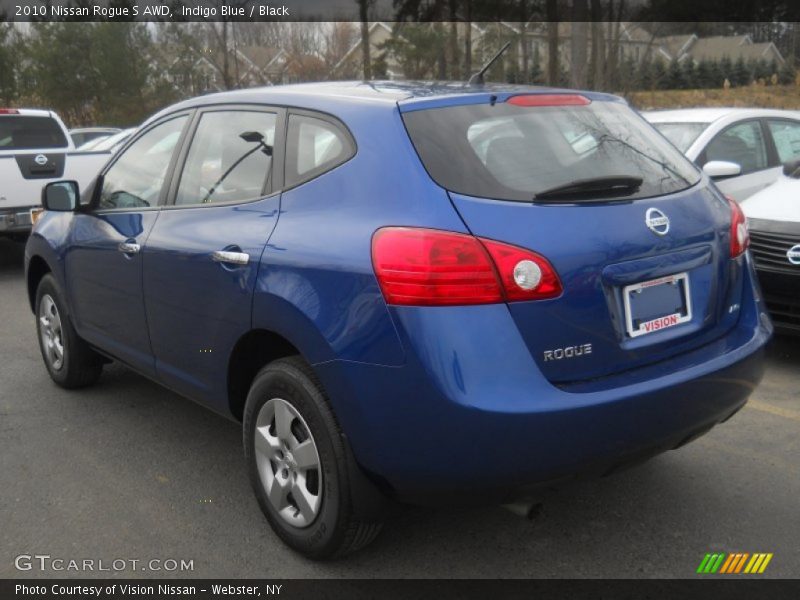 Indigo Blue / Black 2010 Nissan Rogue S AWD