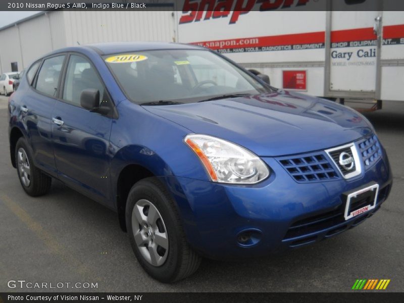 Indigo Blue / Black 2010 Nissan Rogue S AWD