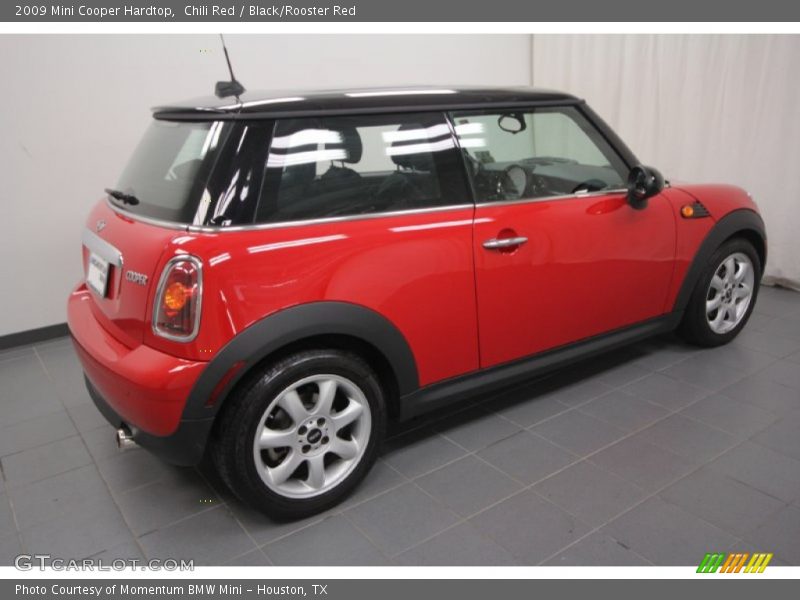 Chili Red / Black/Rooster Red 2009 Mini Cooper Hardtop