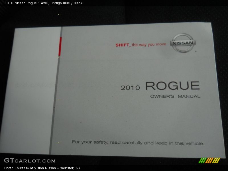 Indigo Blue / Black 2010 Nissan Rogue S AWD